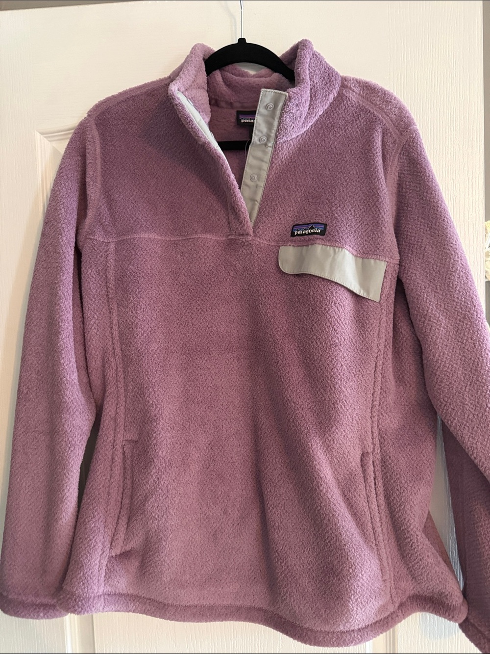 Patagonia Women's Fleece Pullover Jacket - Light Mauve